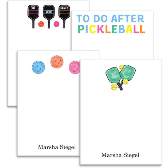 Pickleball Mini Notepad Set